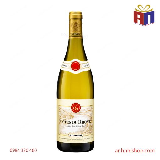 Rượu vang trắng COTES DU RHONE Vin Blanc