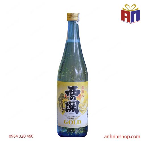 Rượu Sake Nishinoseki Gold Leaf