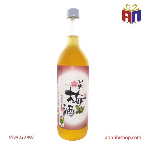 Rượu mơ Nakano Umeshu vị nguyên