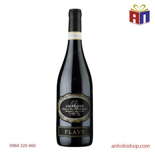 Rượu vang FLAVS AMARONE Black 16% nhản đen